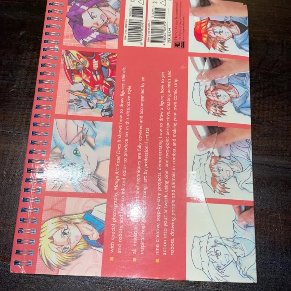 Manga Art Easel Does It Spiral bound Paperback Book Ashe Raven May‎ Li Drawing